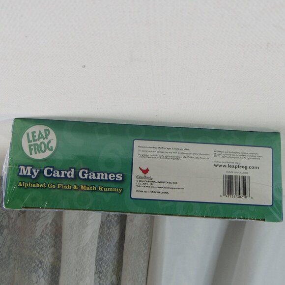 Leap Frog My Card Games Math Rummy Alphabet Go Fish Addition Subtraction NIB - Picture 4 of 6